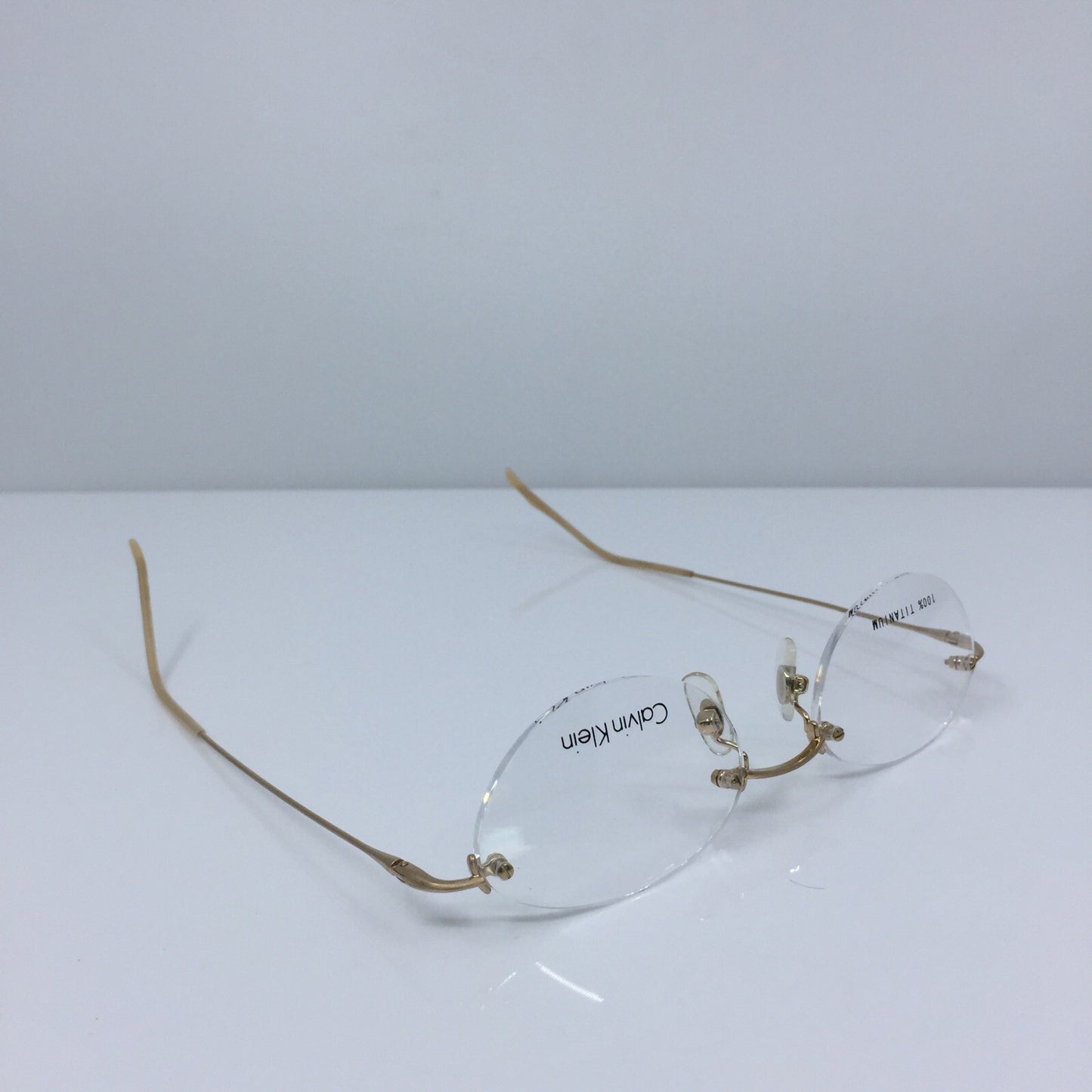 Vintage Calvin Klein CK 520 Gold Sunglasses - Super Vision Optical