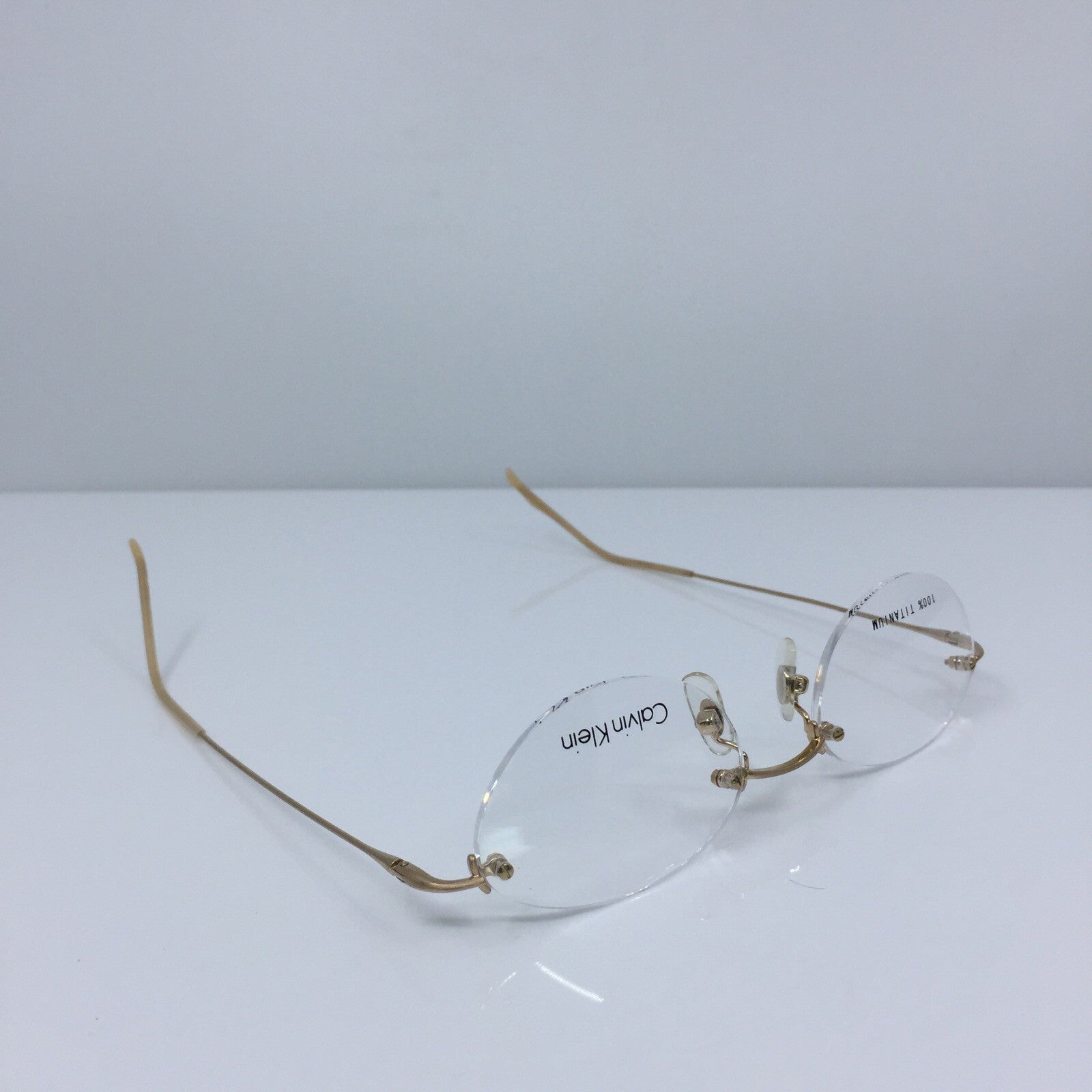 Vintage Calvin Klein CK 520 Gold Sunglasses - Super Vision Optical