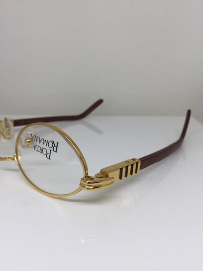 Vintage Porta Romana Porta Romana 30 Gold Eyeglasses - Super Vision Optical