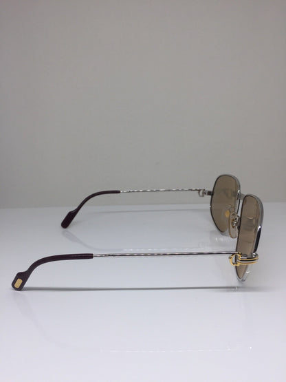 Vintage Cartier Romance Louis Cartier Gold Sunglasses - Super Vision Optical