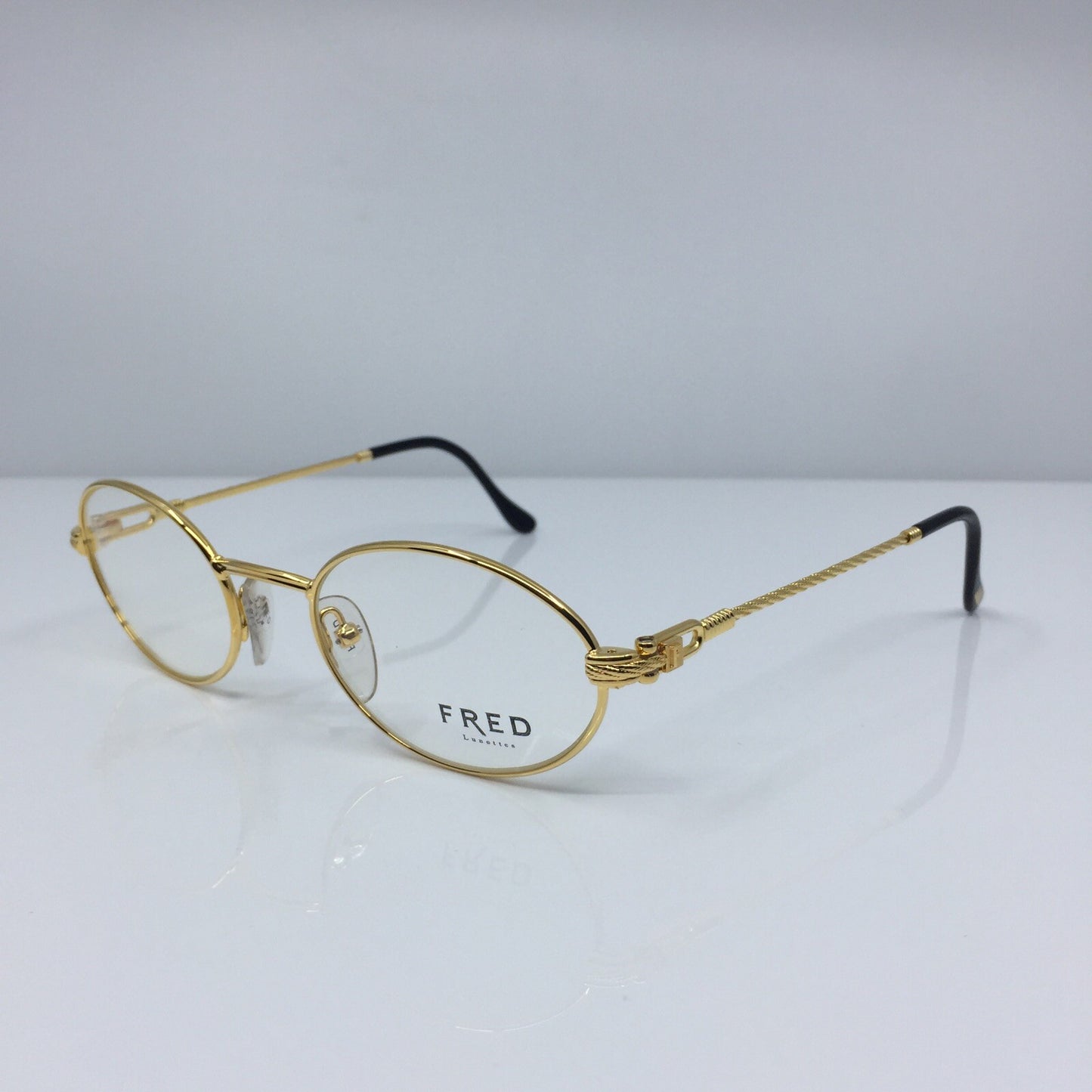 Vintage Fred Lunettes Ketch Gold Eyeglasses - Super Vision Optical