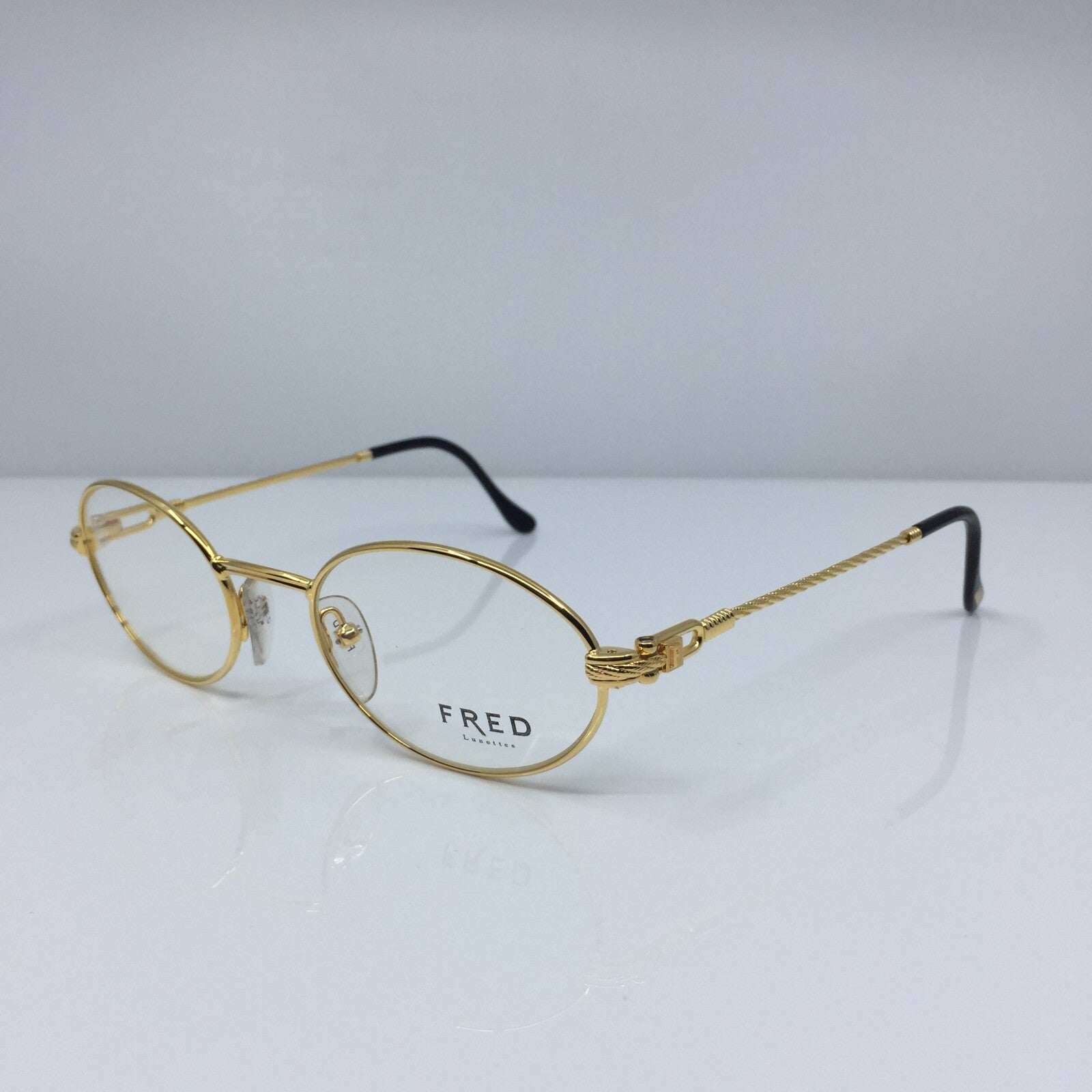 Vintage Fred Lunettes Ketch Gold Eyeglasses - Super Vision Optical