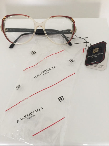 Vintage Balenciaga 2719 RD Gold Eyeglasses - Super Vision Optical