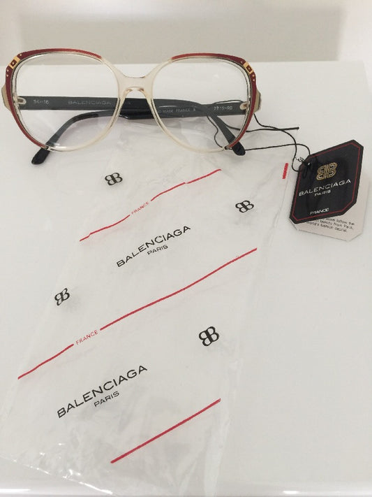Vintage Balenciaga 2719 RD Gold Eyeglasses - Super Vision Optical