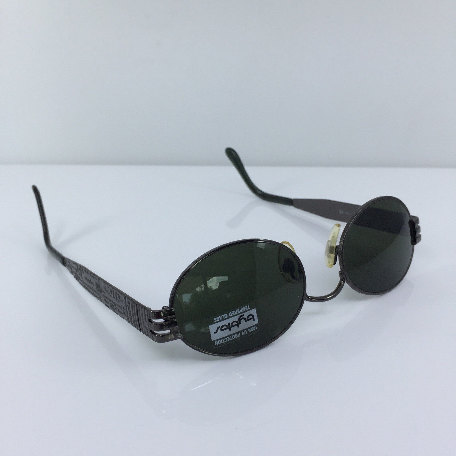 Vintage Byblos BY 613-S Gunmetal Sunglasses - Super Vision Optical