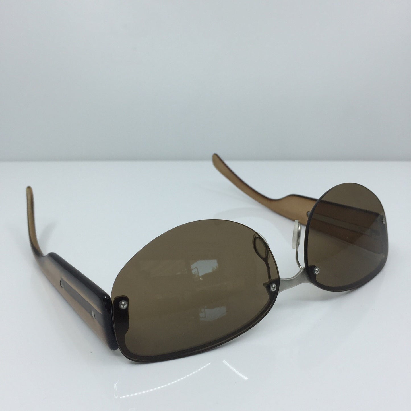 Vintage Prada SPR 59B Silver Sunglasses - Super Vision Optical