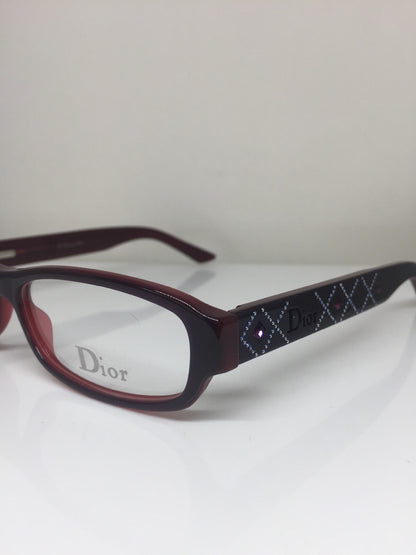 Vintage Christian Dior CD 3084 Red Eyeglasses - Super Vision Optical
