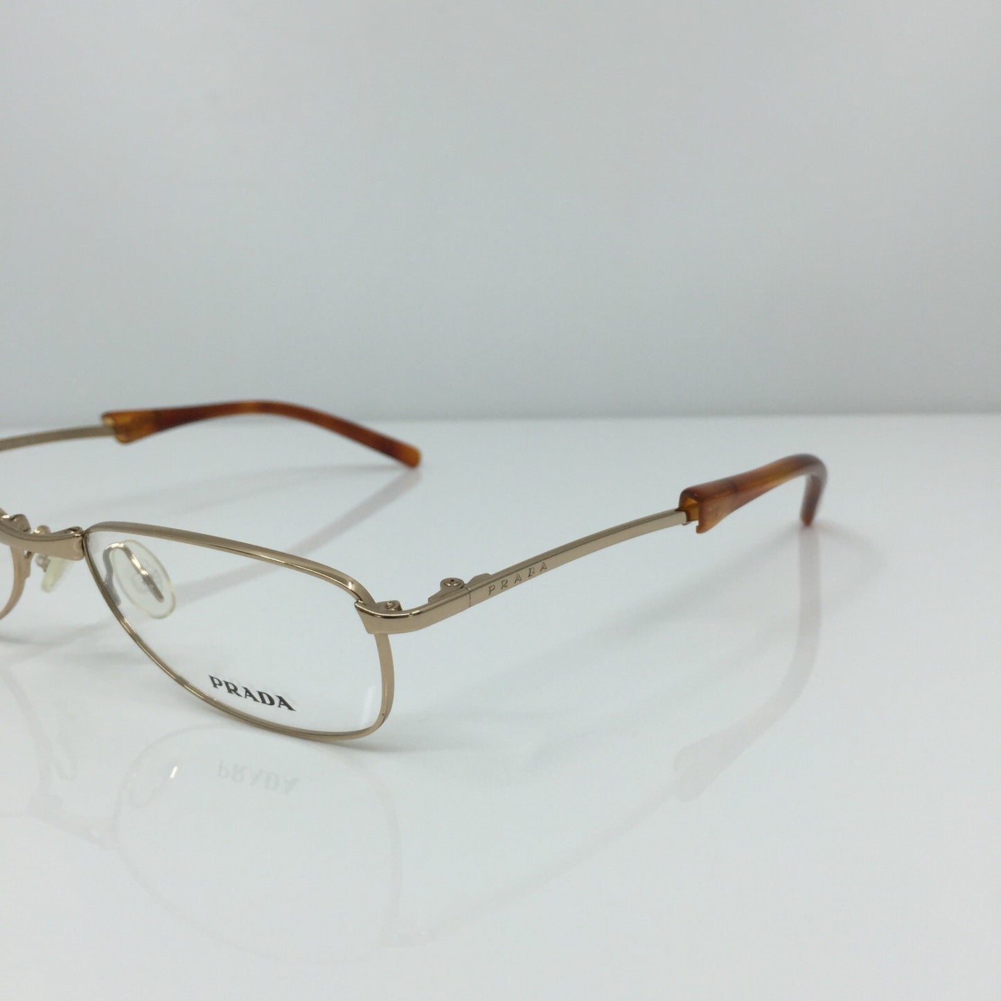 Vintage Prada VPR 76C Gold Eyeglasses - Super Vision Optical