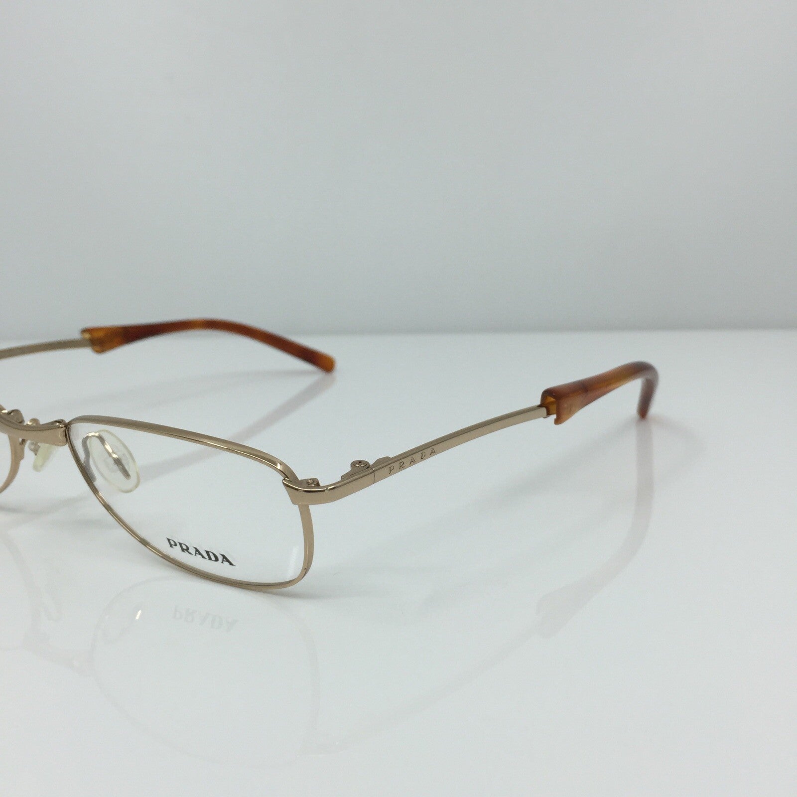 Vintage Prada VPR 76C Gold Eyeglasses - Super Vision Optical