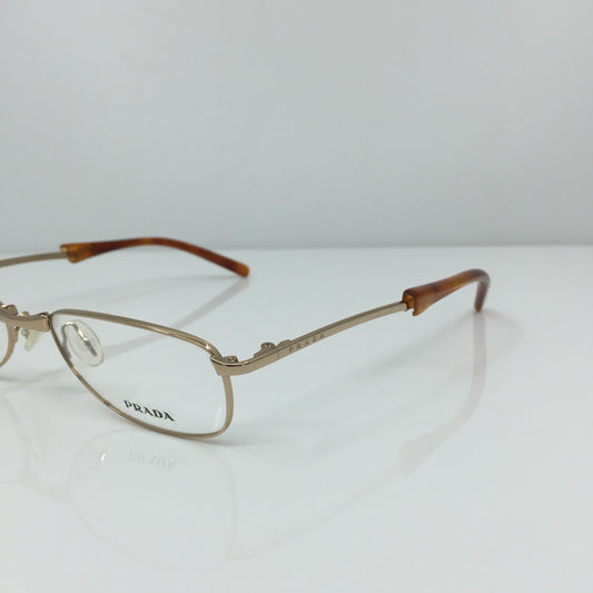 Vintage Prada VPR 76C Gold Eyeglasses - Super Vision Optical