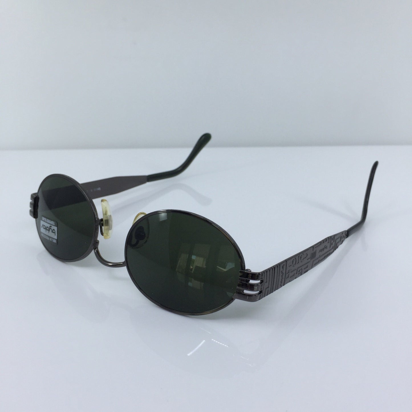 Vintage Byblos BY 613-S Gunmetal Sunglasses - Super Vision Optical