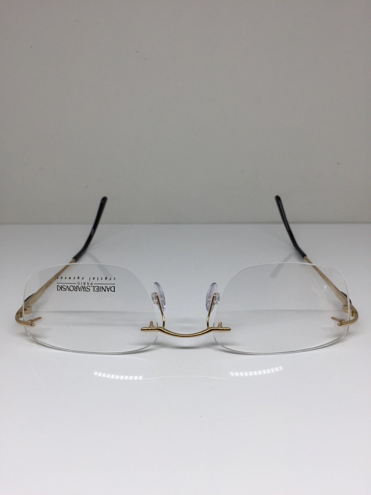 Vintage Daniel Swarovski S065/20 6051 55/21 Gold Eyeglasses - Super Vision Optical