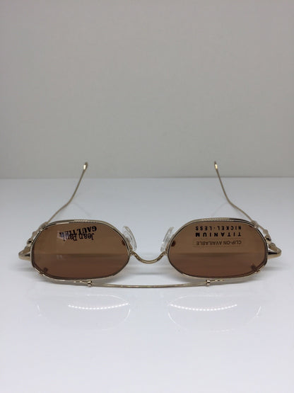 Vintage Jean Paul Gaultier JPG 55-0019 Gold Eyeglasses - Super Vision Optical