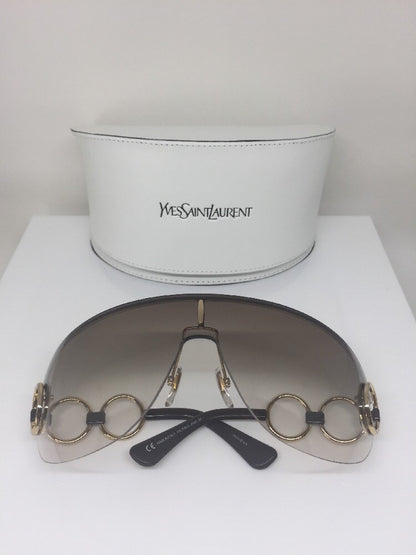 Vintage Saint Laurent YSL 6115/S Gold Sunglasses - Super Vision Optical