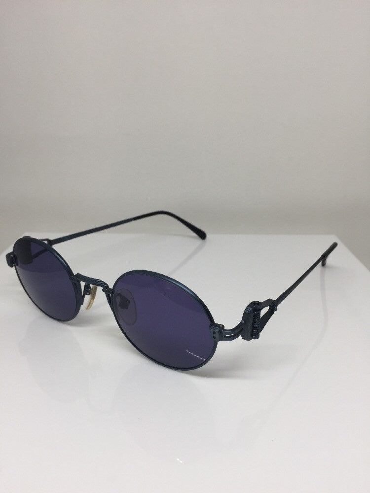 Vintage Jean Paul Gaultier JPG 55-5106 Silver Sunglasses - Super Vision Optical