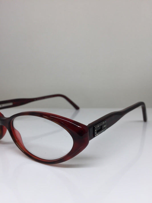 Vintage Gucci GG 2559/STRASS Red Eyeglasses - Super Vision Optical