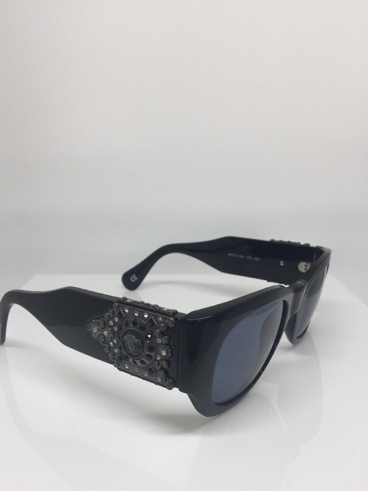 Vintage Versace 413/H Black Sunglasses - Super Vision Optical