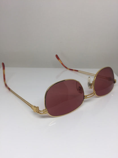Vintage Jean Paul Gaultier JPG 57-5108 Gold Sunglasses - Super Vision Optical