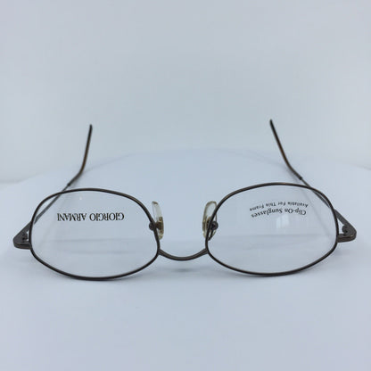 Vintage Giorgio Armani GA 1006 Brown Eyeglasses - Super Vision Optical