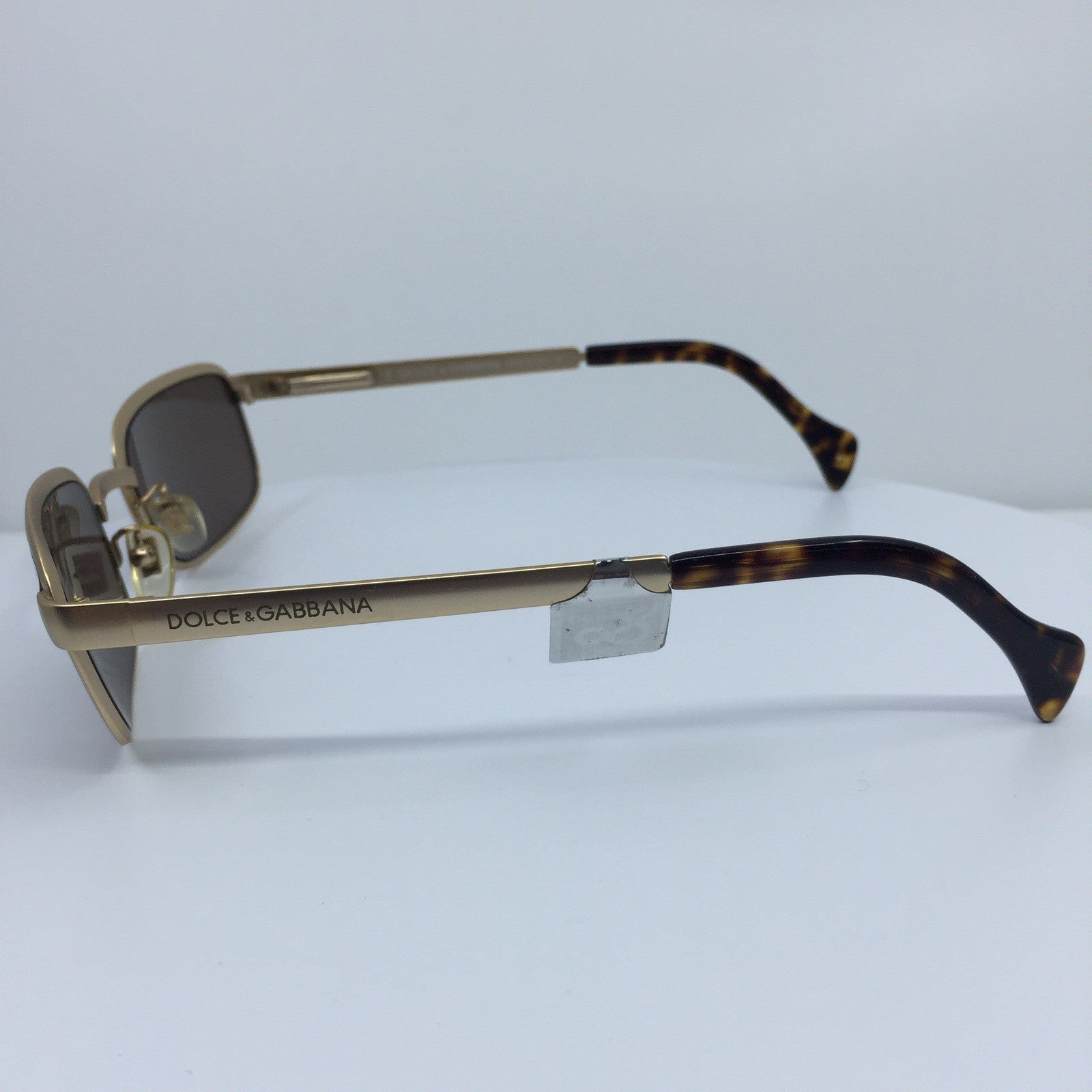 Vintage Dolce & Gabbana DG 320/S Gold Sunglasses - Super Vision Optical
