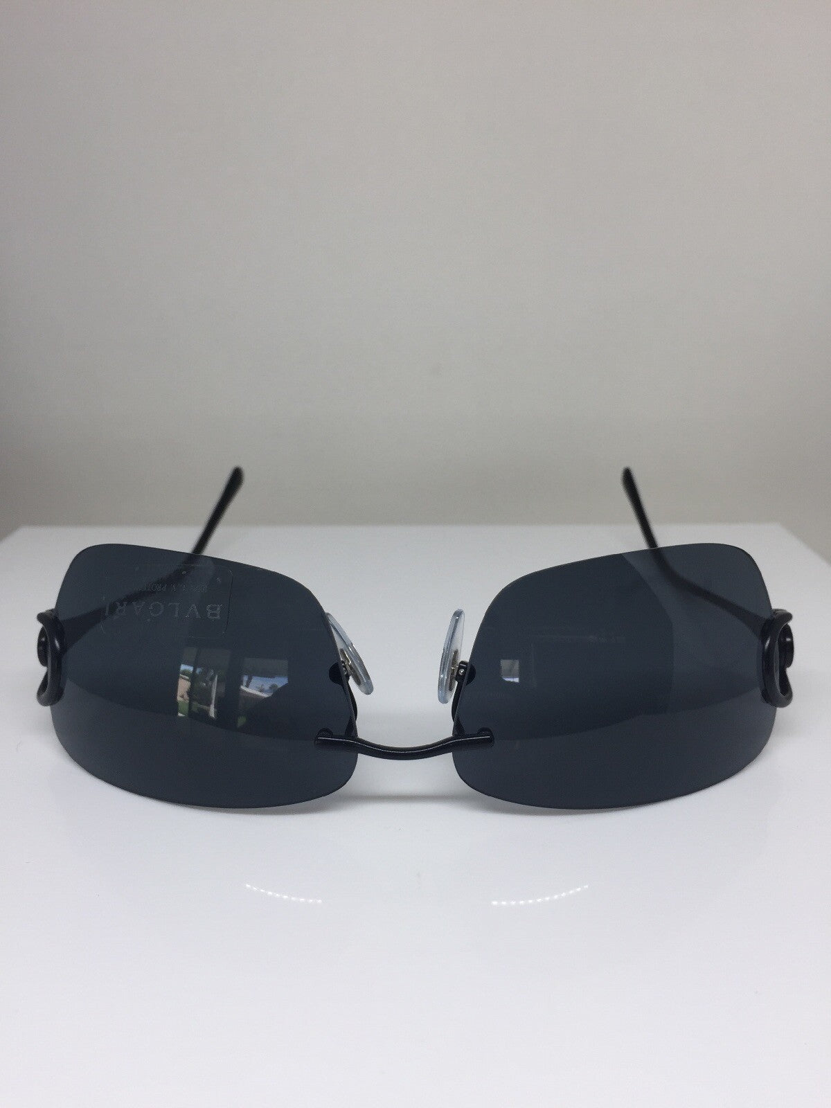 Vintage Bvlgari BVL 641 Black Sunglasses - Super Vision Optical