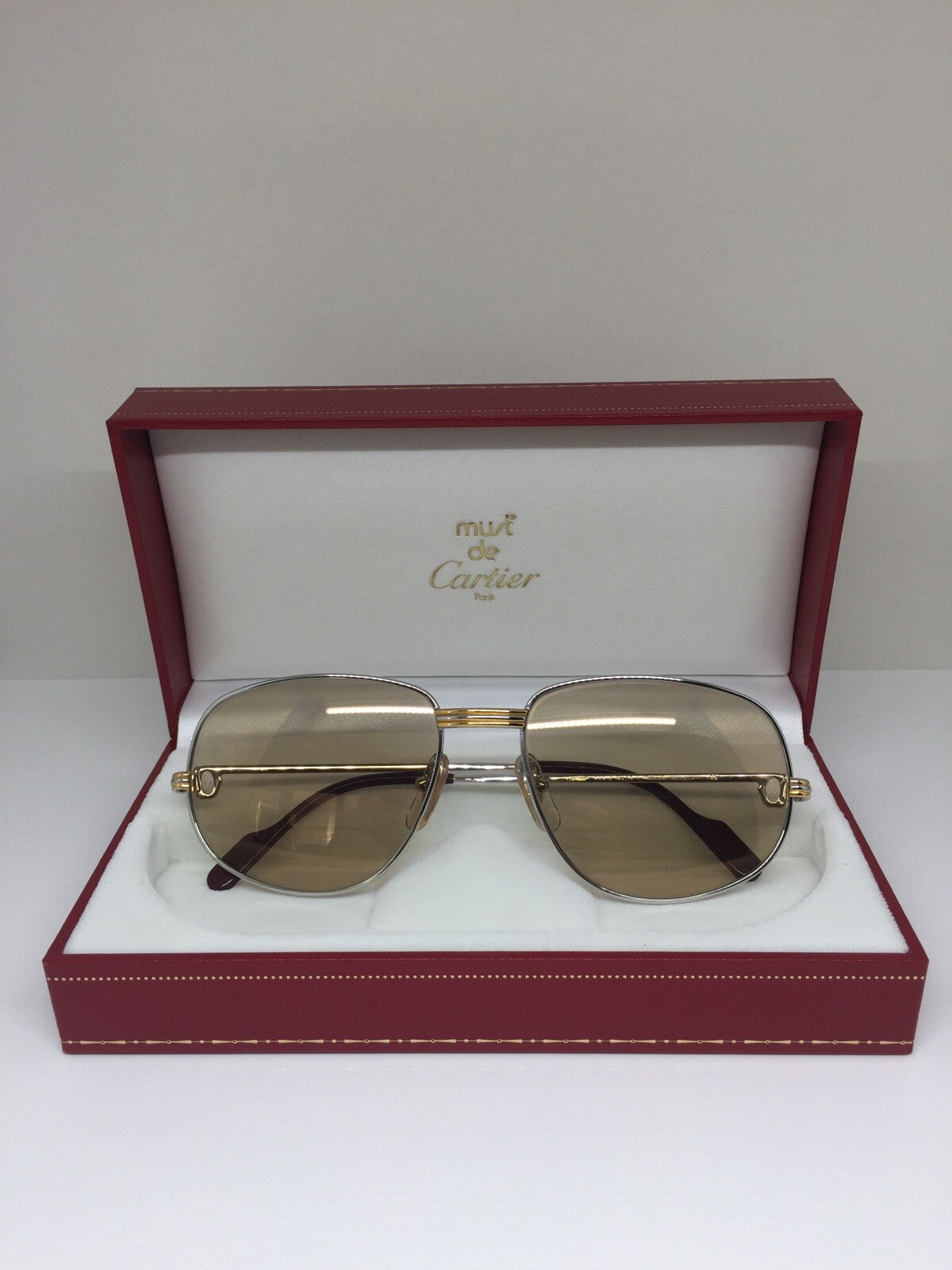 Vintage Cartier Romance Louis Cartier Gold Sunglasses - Super Vision Optical