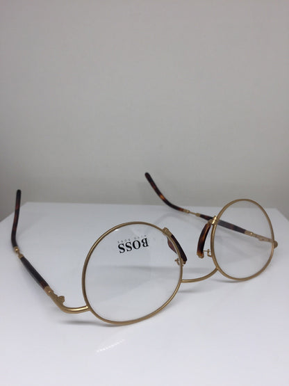 Vintage Hugo Boss HB 4707 Gold Sunglasses - Super Vision Optical