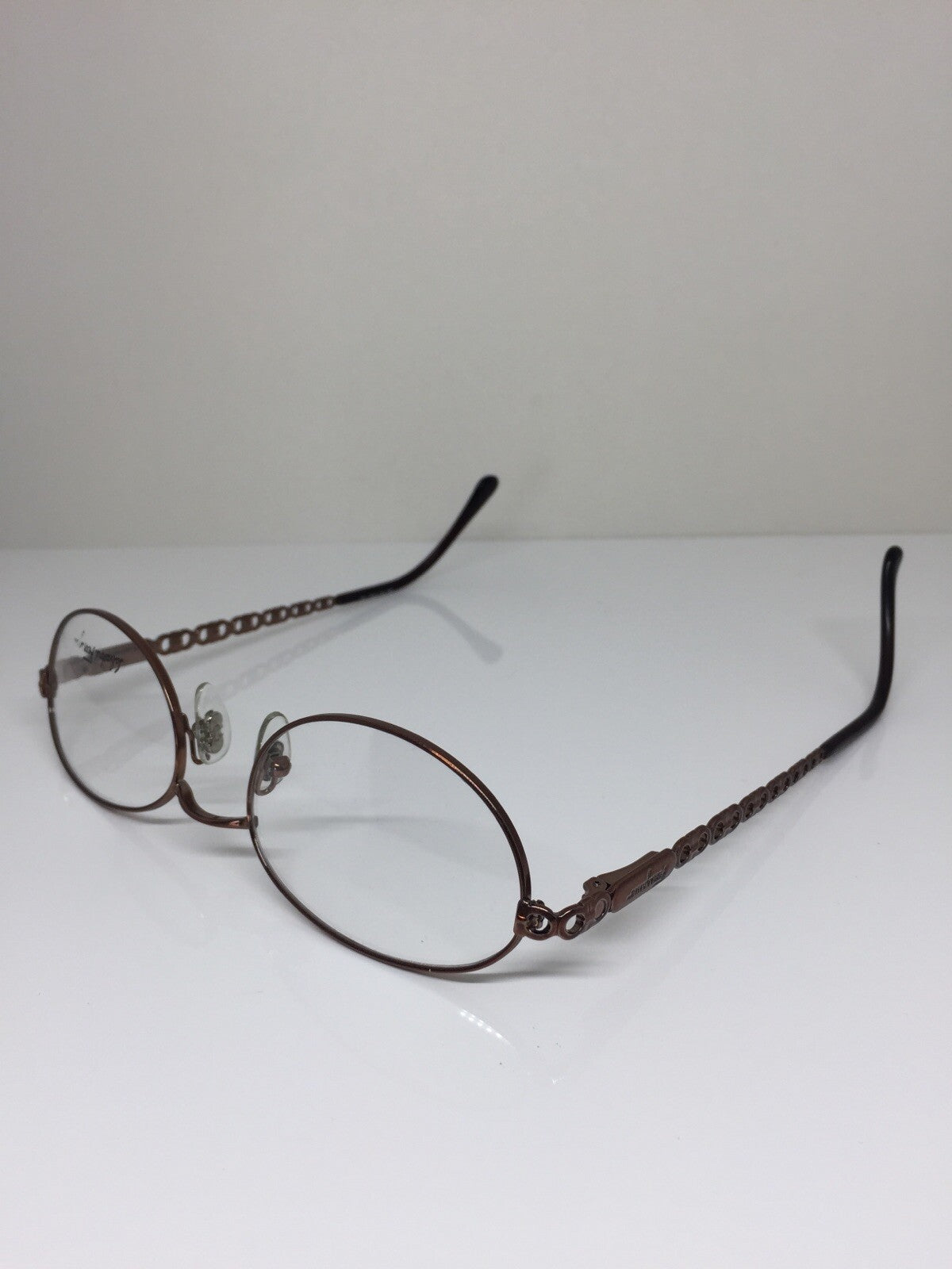 Vintage Salvatore Ferragamo SF 1533 Brown Eyeglasses - Super Vision Optical