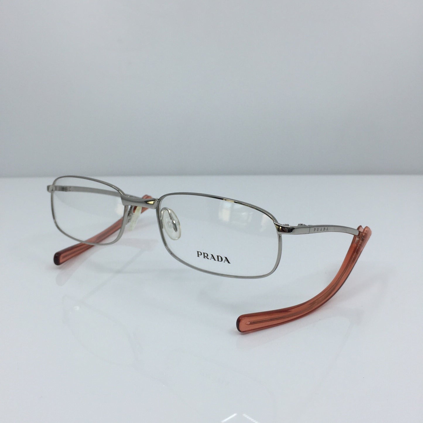 Vintage Prada VPR 75C Silver Eyeglasses - Super Vision Optical