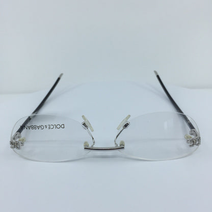 Vintage Dolce & Gabbana DG 671 Silver Eyeglasses - Super Vision Optical