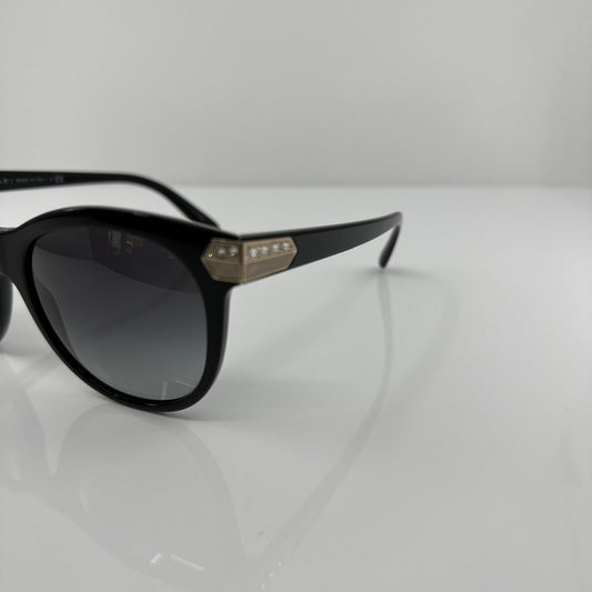 Vintage Bvlgari Bulgari 8185-B Black Sunglasses - Super Vision Optical
