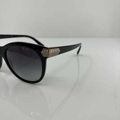 Vintage Bvlgari Bulgari 8185-B Black Sunglasses - Super Vision Optical