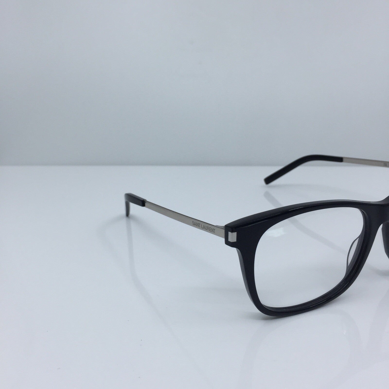 Vintage Saint Laurent SL 26 Silver Eyeglasses - Super Vision Optical