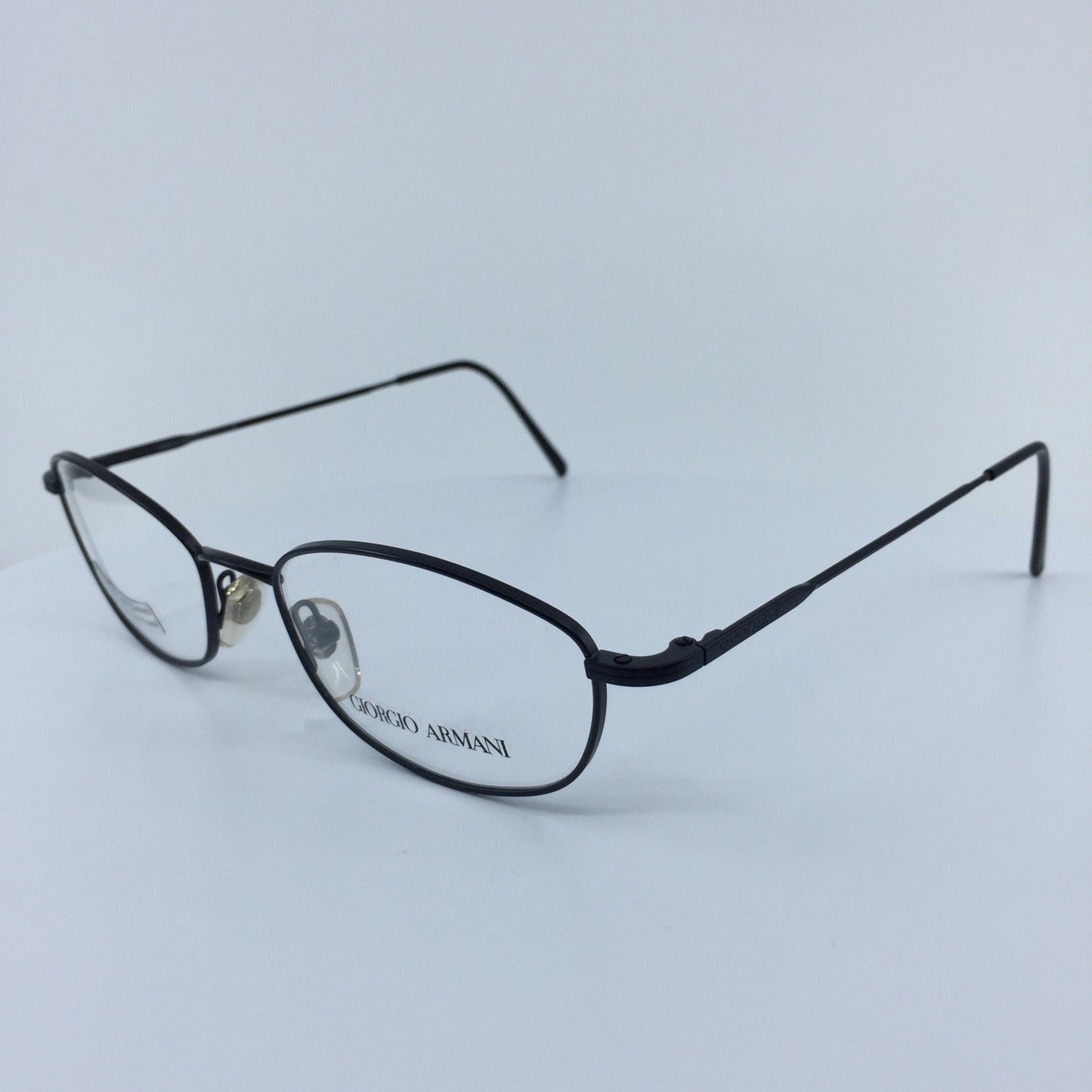 Vintage Giorgio Armani GA 1006 Black Eyeglasses - Super Vision Optical