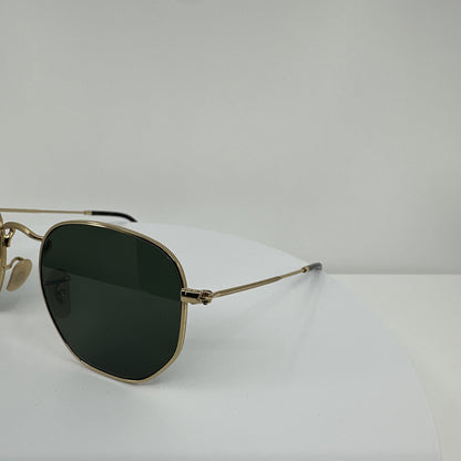 Vintage Ray-Ban RB3548N 001 51-21 Gold Sunglasses - Super Vision Optical