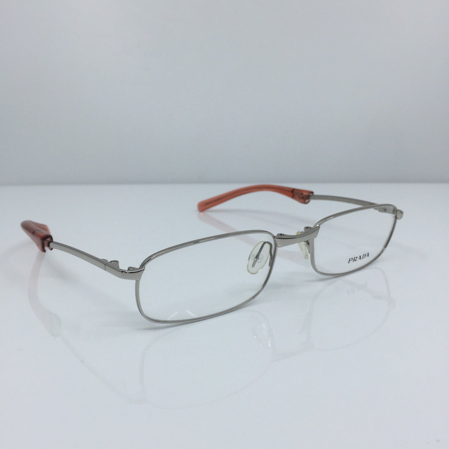 Vintage Prada VPR 75C Silver Eyeglasses - Super Vision Optical