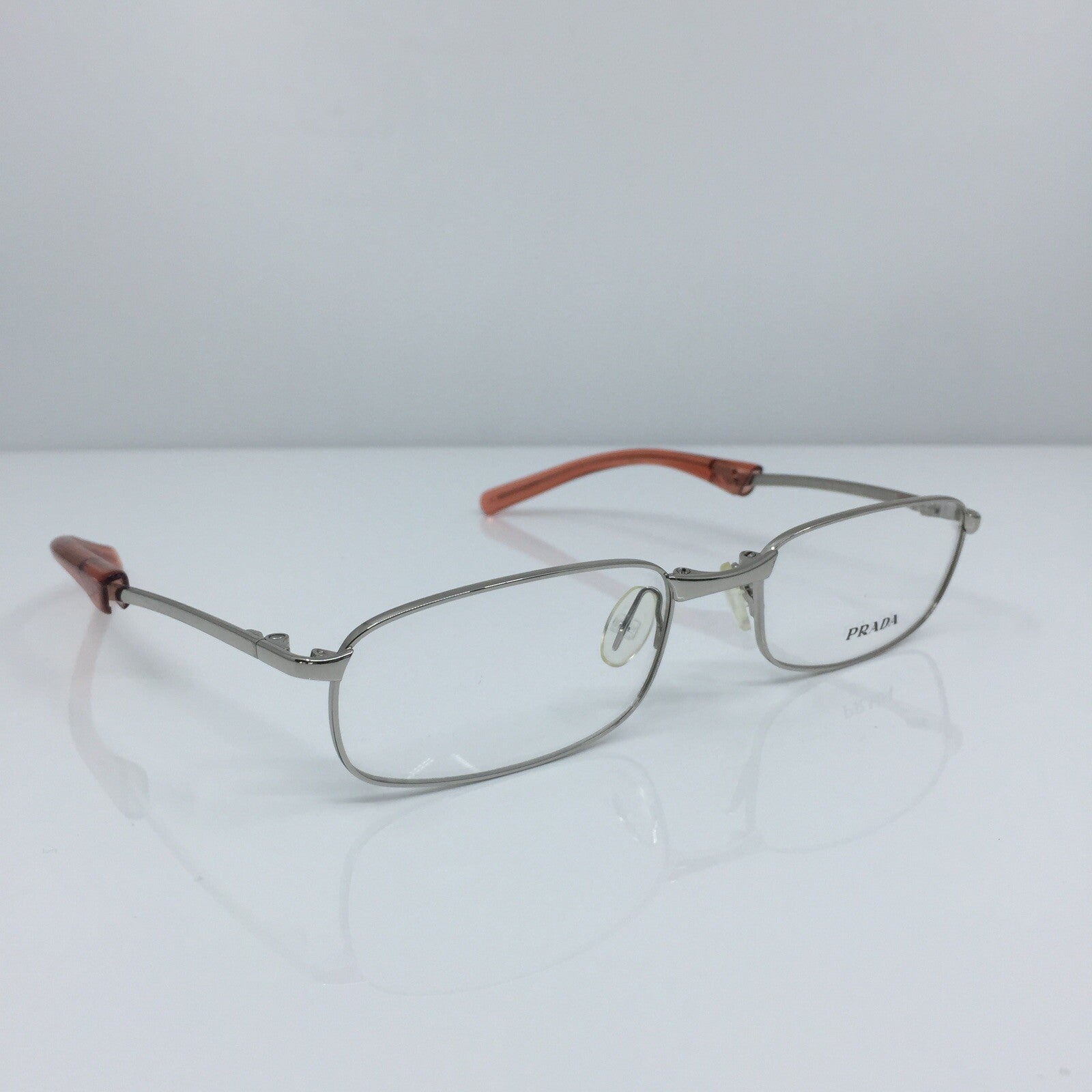 Vintage Prada VPR 75C Silver Eyeglasses - Super Vision Optical