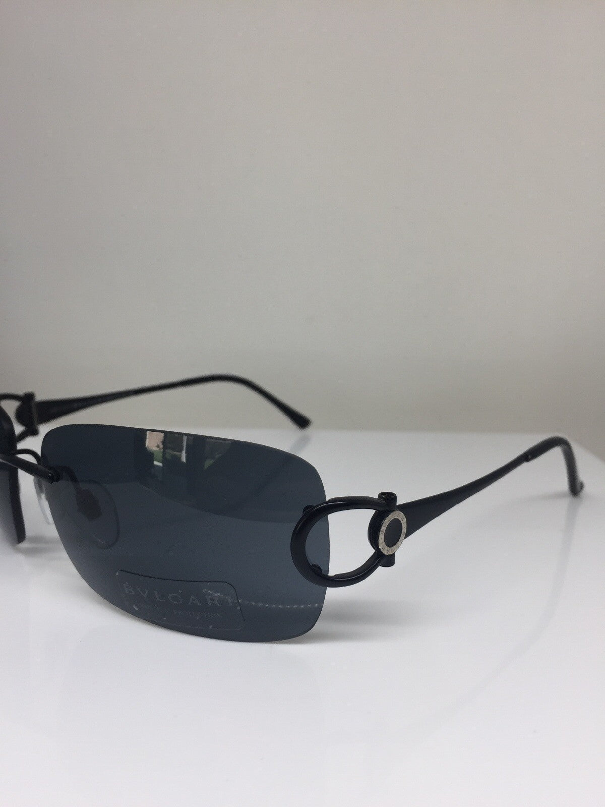 Vintage Bvlgari BVL 641 Black Sunglasses - Super Vision Optical