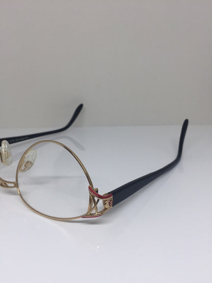 Vintage Paloma Picasso PALOMA PICASSO 8408 Gold Sunglasses - Super Vision Optical