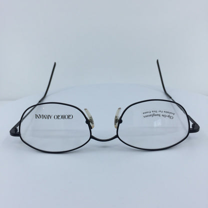 Vintage Giorgio Armani GA 1006 Black Eyeglasses - Super Vision Optical