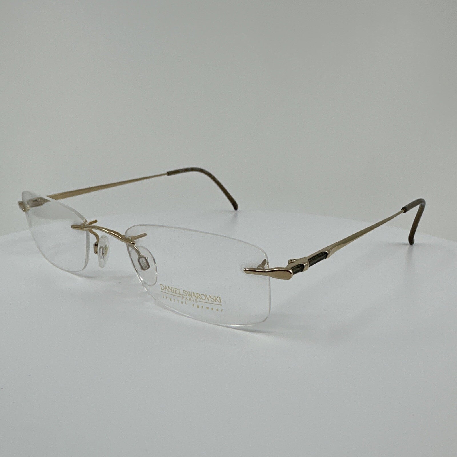 Vintage Daniel Swarovski S 112 Gold Eyeglasses - Super Vision Optical
