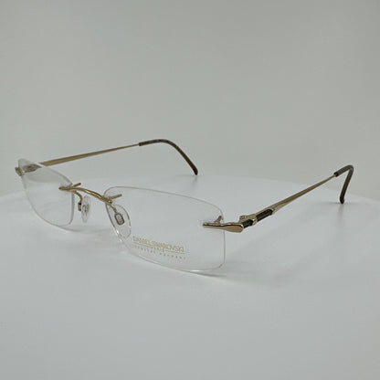 Vintage Daniel Swarovski S 112 Gold Eyeglasses - Super Vision Optical
