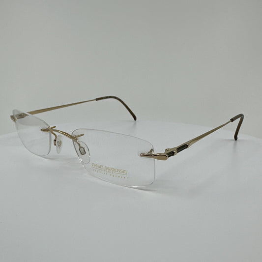 Vintage Daniel Swarovski S 112 Gold Eyeglasses - Super Vision Optical