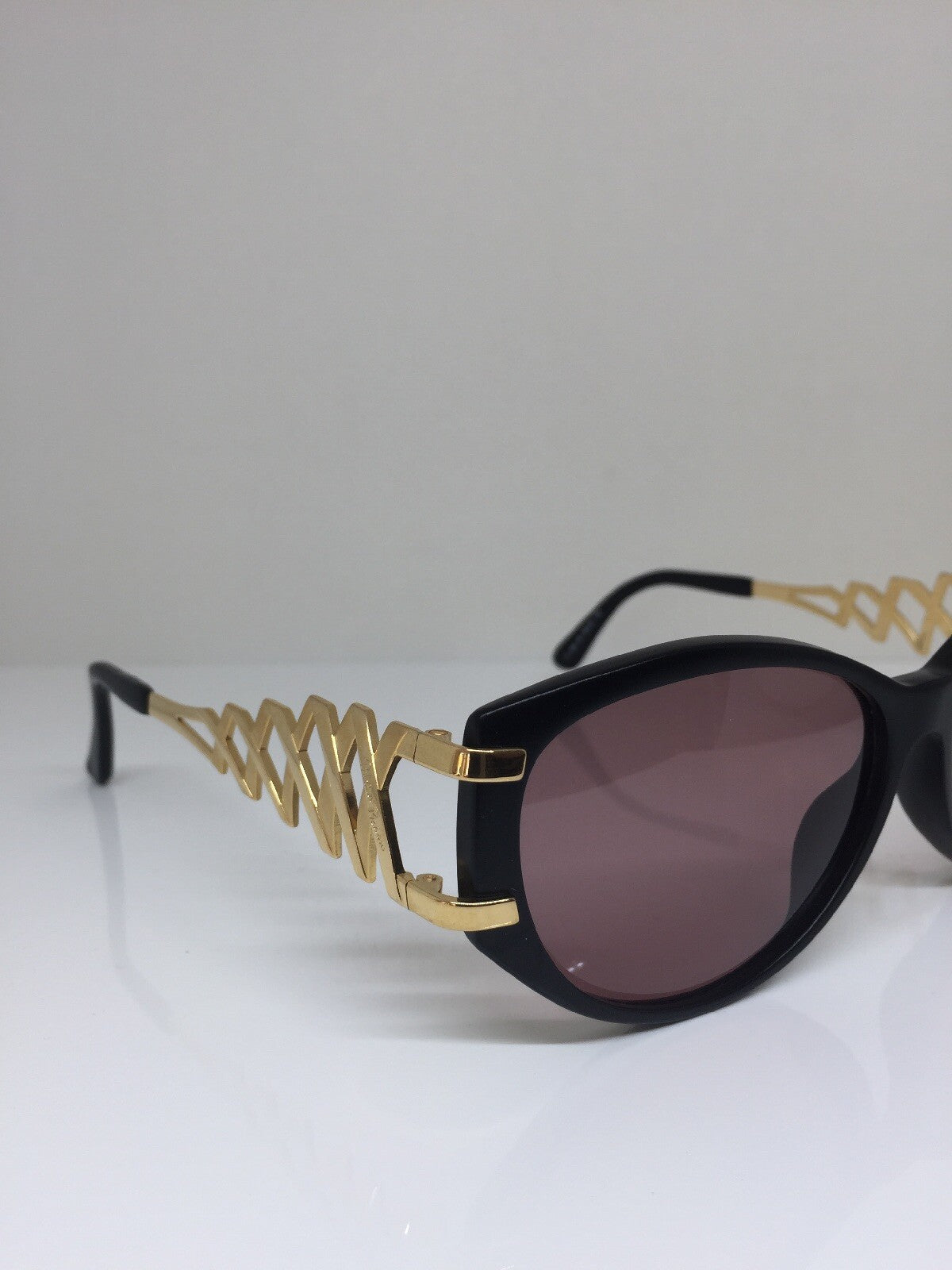 Vintage Paloma Picasso PALOMA PICCASO 3812 Black Sunglasses - Super Vision Optical