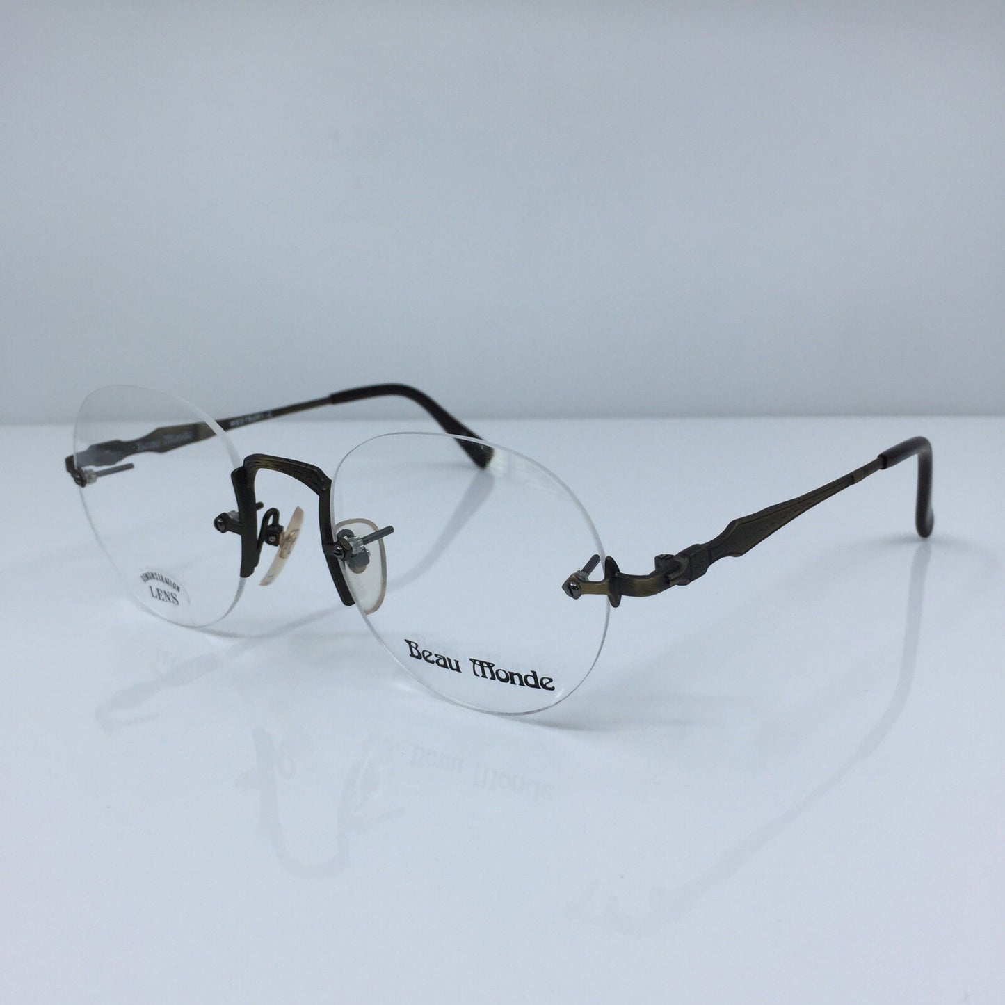 Vintage Beau Monde Collection Westbury Gold Eyeglasses - Super Vision Optical