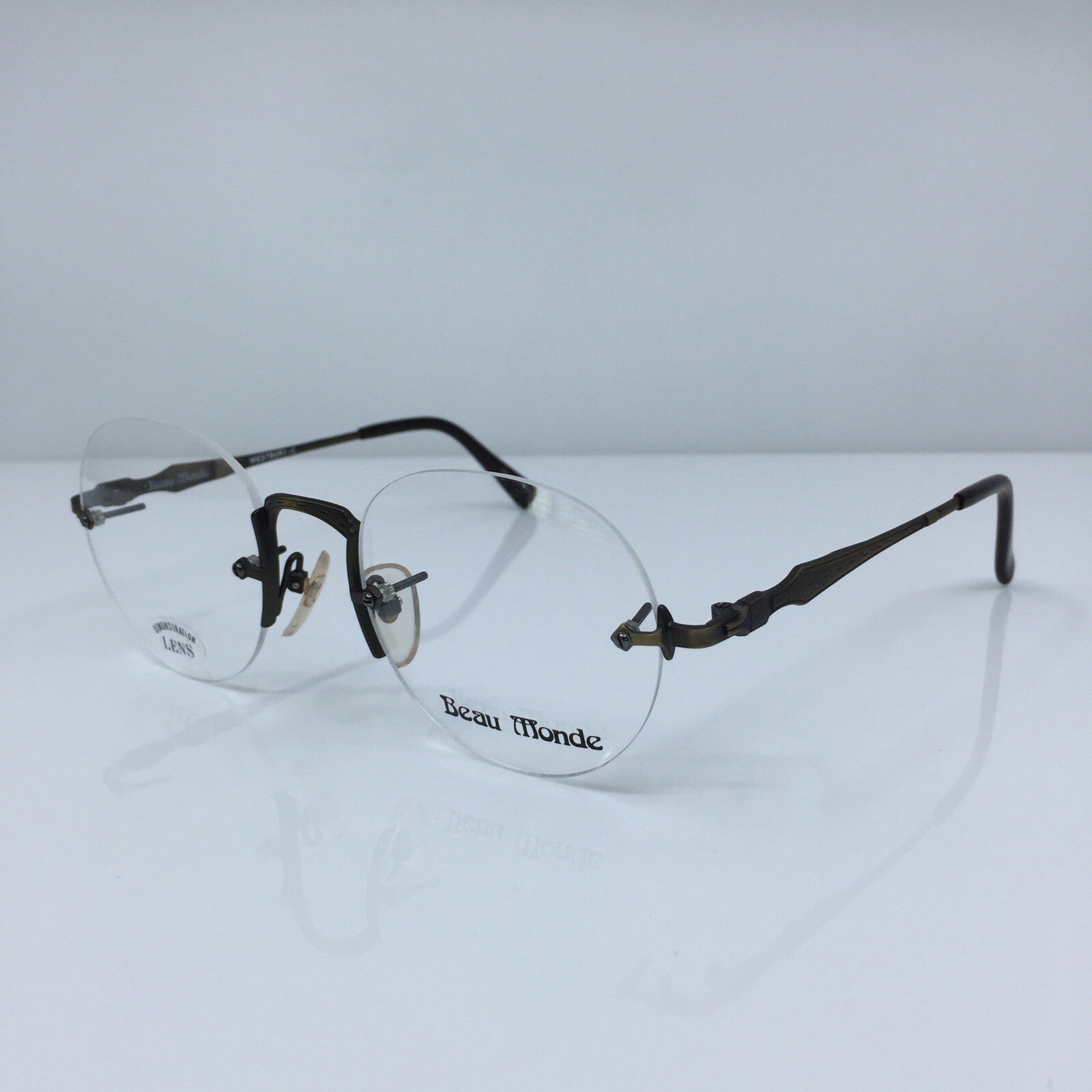 Vintage Beau Monde Collection Westbury Gold Eyeglasses - Super Vision Optical