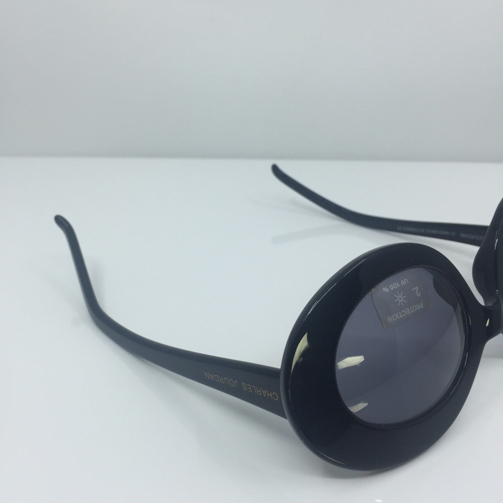 Vintage Charles Jourdan Charles Jourdan CJ 9524 Tijuana Black Sunglasses - Super Vision Optical