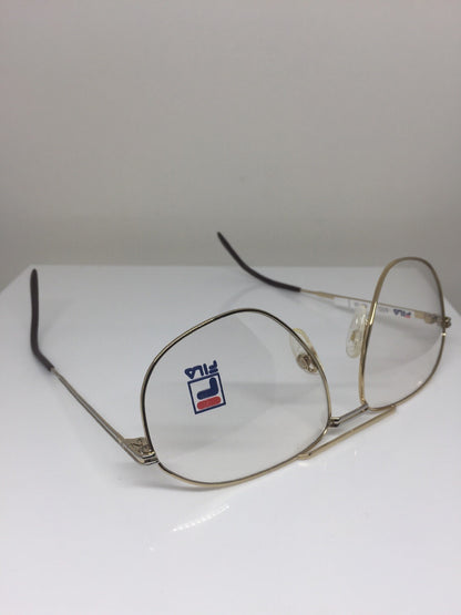 Vintage Fila FILA 6501 Gold Eyeglasses - Super Vision Optical