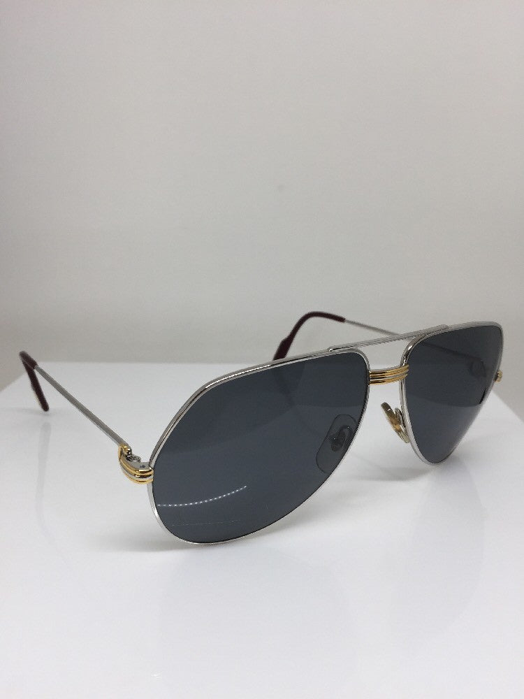 Vintage Cartier T8100067 Gold Sunglasses - Super Vision Optical