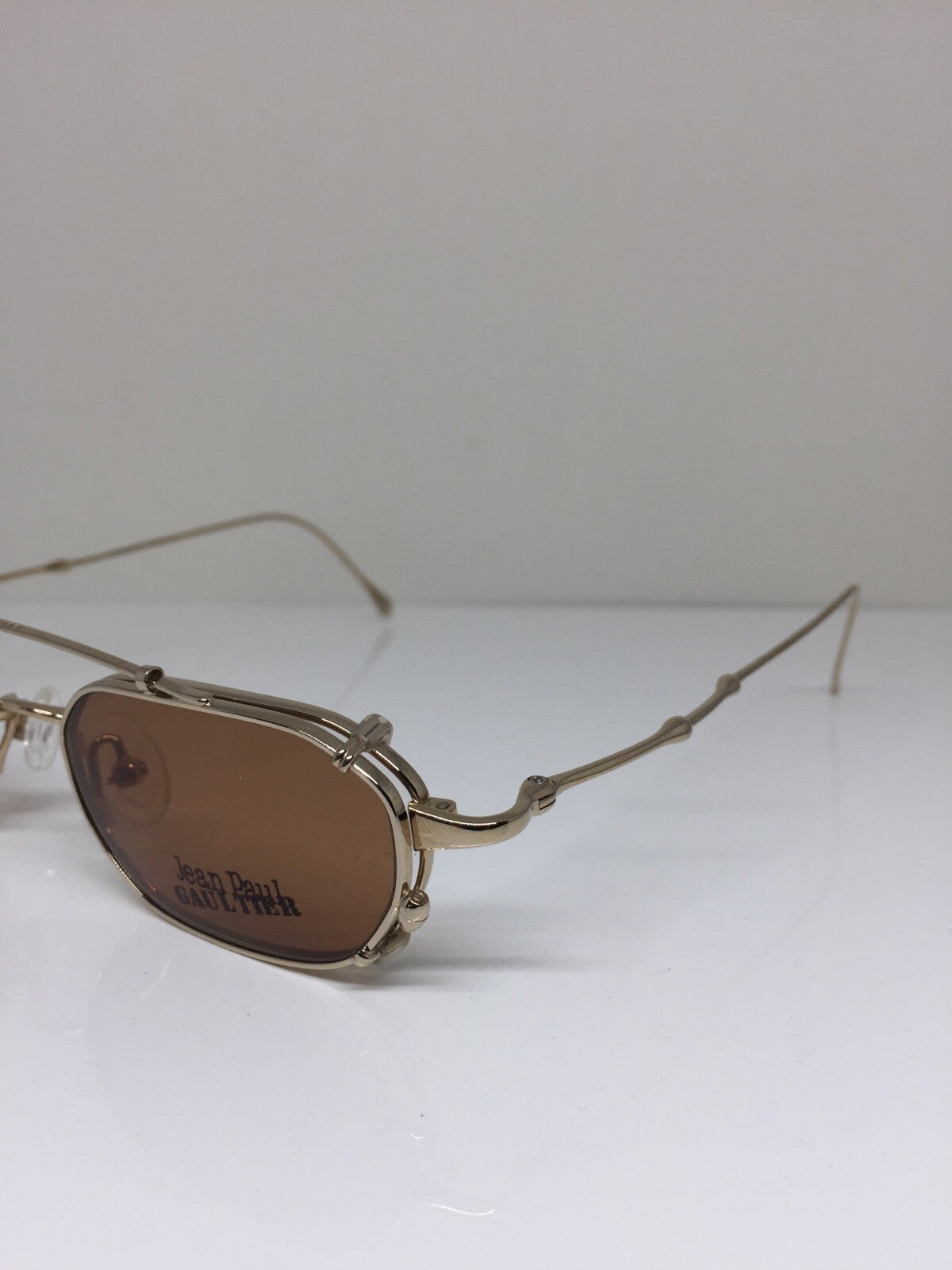 Vintage Jean Paul Gaultier JPG 55-0019 Gold Eyeglasses - Super Vision Optical